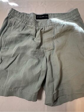 Abercrombie & Fitch Men’s Sage Green Elastic Waist Shorts